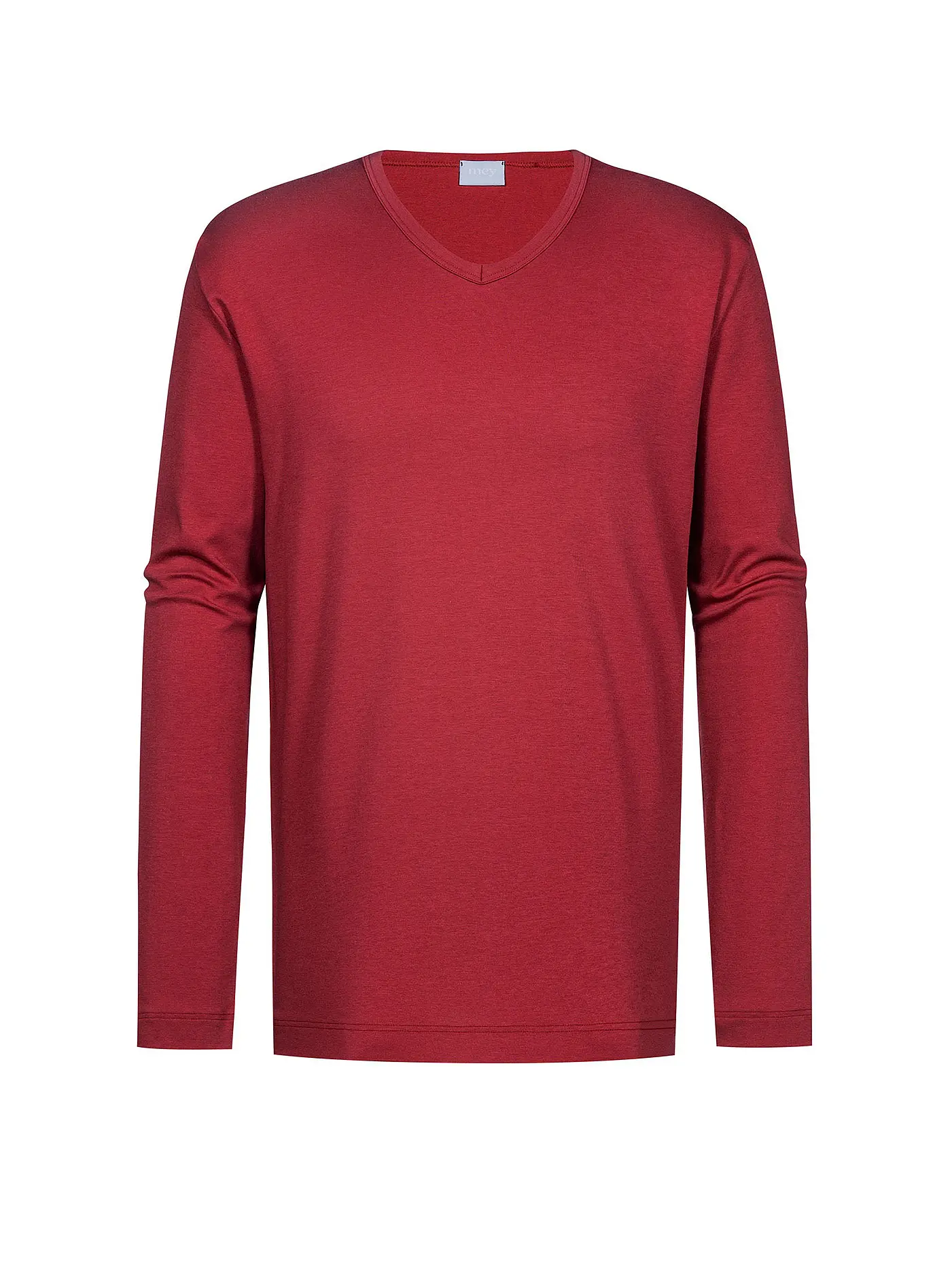 MEY | Pyjama Langarmshirt | rot